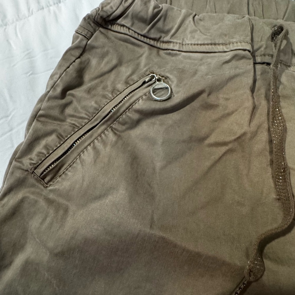 Venti6 Distressed Khaki Pants View 2
